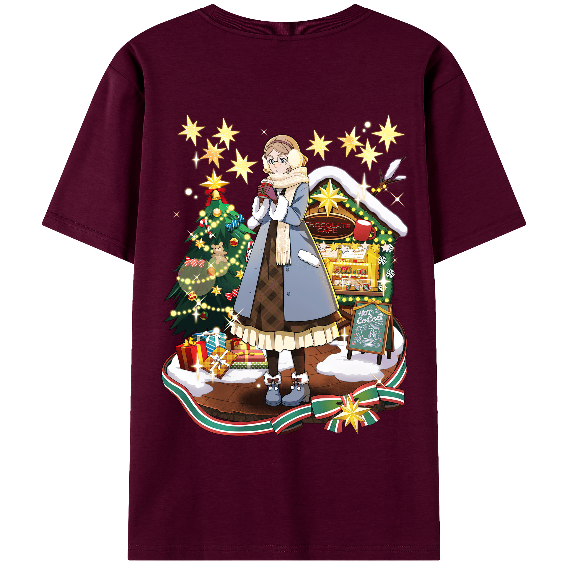 （画像用） 文豪ストレイドッグス Bungo Stray Dogs レディース半袖Tシャツ(バックプリント)